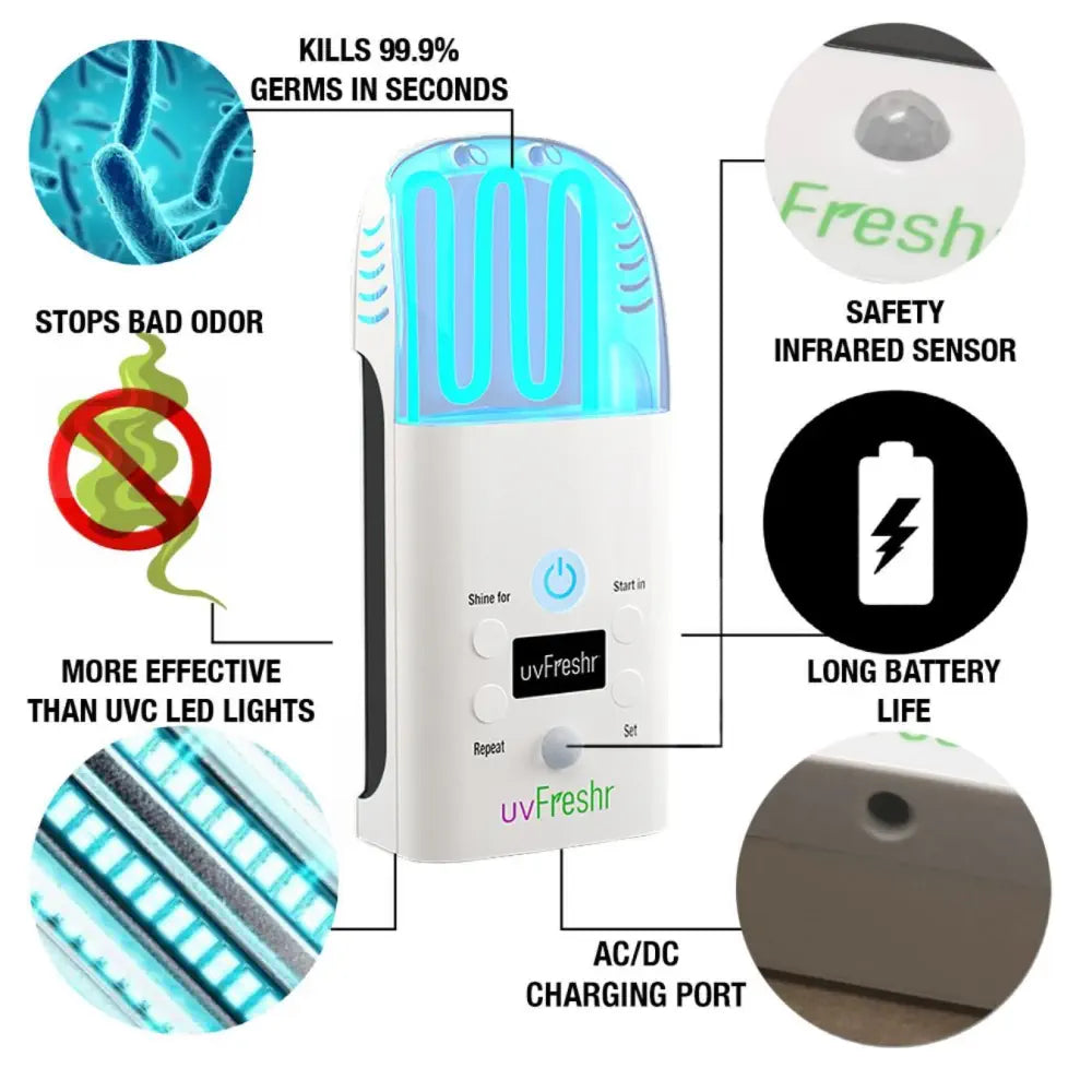 uvFreshr Germ UVC Disinfection Light