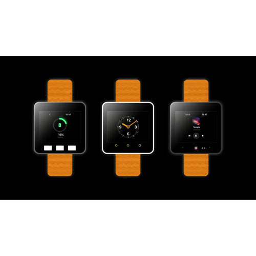 M5Stack Watch Development Kit V1.1 w/ Orange Strap (Compatible w/ M5Core)