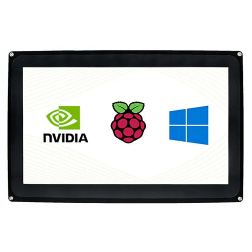 Waveshare 10.1" Capacitive Touch Screen LCD w/ Case, 1024×600, HDMI, Various Systems Support