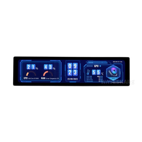 Waveshare 11.9" IPS Display, 320×1480 Pixel, Toughened Glass Panel, HDMI Interface