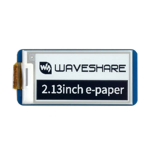 Waveshare 2.13" E-Paper E-Ink Display Module for Raspberry Pi Pico, 250×122, Black / White, SPI
