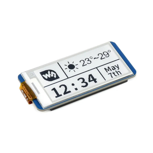 Waveshare 2.13" E-Paper E-Ink Display Module for Raspberry Pi Pico, 250×122, Black / White, SPI