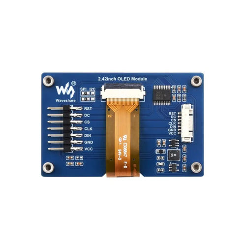 Waveshare 2.42" OLED Display Module, 128×64 Resolution, SPI / I2C Communication (White)