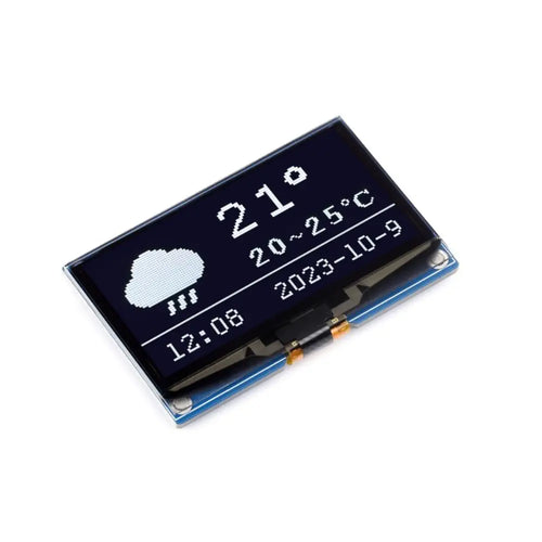 Waveshare 2.42" OLED Display Module, 128×64 Resolution, SPI / I2C Communication (White)