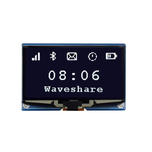 Waveshare 2.42" OLED Display Module, 128×64 Resolution, SPI / I2C Communication (White)