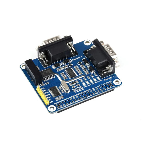 Waveshare 2-Channel Isolated RS232 Expansion HAT for Raspberry Pi