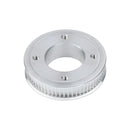 Waveshare 2GT 60 Teeth Timing Pulley, 19mm Center Bore Diameter, w/ 4 Flat Holes