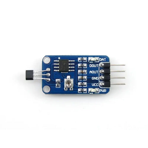 Waveshare 49E Hall Sensor w/ LM393 Comparator, Adjustable Sensitivity, Signal Output Indicator, 2.3V ~ 5.3V, 27.0mm x 15.5mm, Mounting Holes 2.0mm