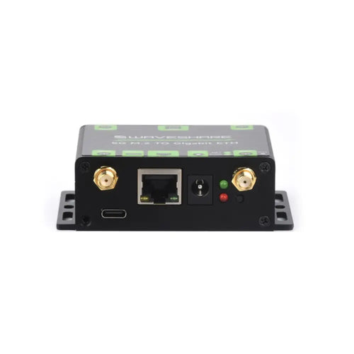 Waveshare 5G M.2 to Gigabit Ethernet Converter, 5G M.2 to USB3.1, Aluminum Alloy Case (RM520N-GL, EU)