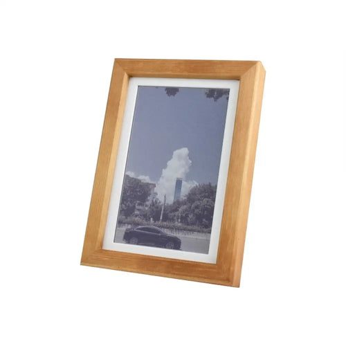 Waveshare 7.3" ACeP 7-Color E-Paper w/ Wood Frame, Ultra-Long Standby, 800 × 480 Resolution (Batteries Included)