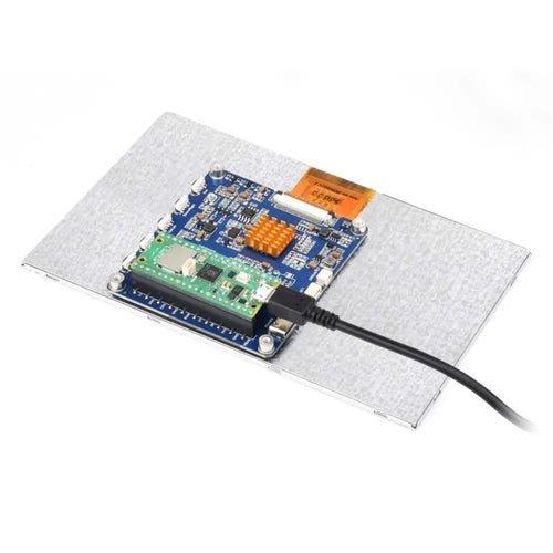 Waveshare 7 " DVI Display Module for Raspberry Pi Pico, IPS Panel, 1024×600 Pixel, DVI Interface Communication