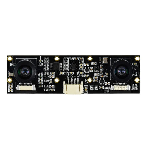 Waveshare Binocular Camera Module, Dual IMX219, 8 Megapixels, Stereo Vision, Depth Vision