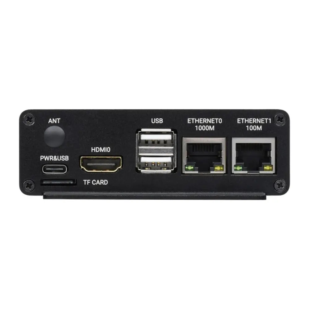 Waveshare Dual ETH Mini-Computer for Raspberry Pi Compute Module 4 (NOT Included), Gigabit Ethernet, 4CH Isolated RS485