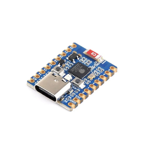 Waveshare ESP32-C6 Mini Dev Board, Based on ESP32-C6FH4, 2.4GHz WiFi 6 & Bluetooth 5 (W/ Headers)