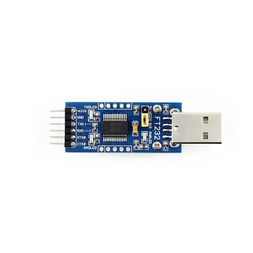 Waveshare FT232 USB UART Board Type A, USB to TTL UART Communication Module