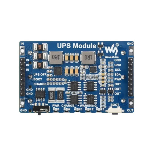 Waveshare Industrial IoT 5G/4G Wireless Expansion Module for Raspberry Pi CM4 w/ UPS Module, Onboard M.2 Slot