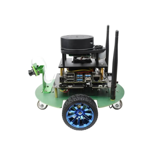 Waveshare JetBot Professional Version ROS AI Kit Accessories, Dual Controller AI Robot, Lidar Mapping (No Jetson) (UK)