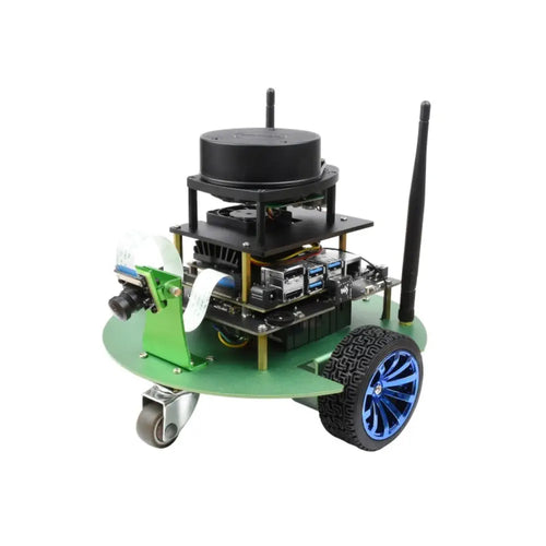 Waveshare JetBot Professional Version ROS AI Kit Accessories, Dual Controller AI Robot, Lidar Mapping (No Jetson) (UK)