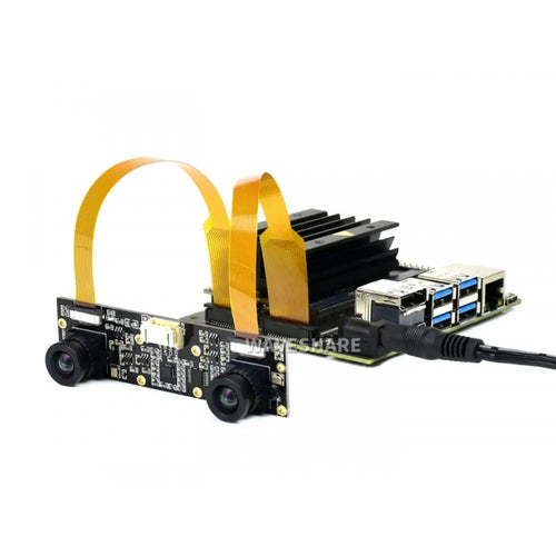 Waveshare Jetson Nano Development Pack (Type D) w/ Binocular Camera, TF Card (UK)