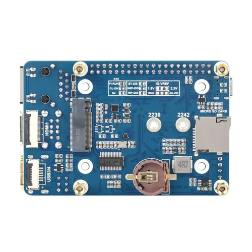 Waveshare Mini-Computer Based on Raspberry Pi Compute Module 4 (not Included), Mini IO Board Full Ver (UK)