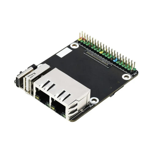 Waveshare Mini Dual Gigabit Ethernet Mini-Computer Kit for Raspberry Pi Compute Module 4 (UK)