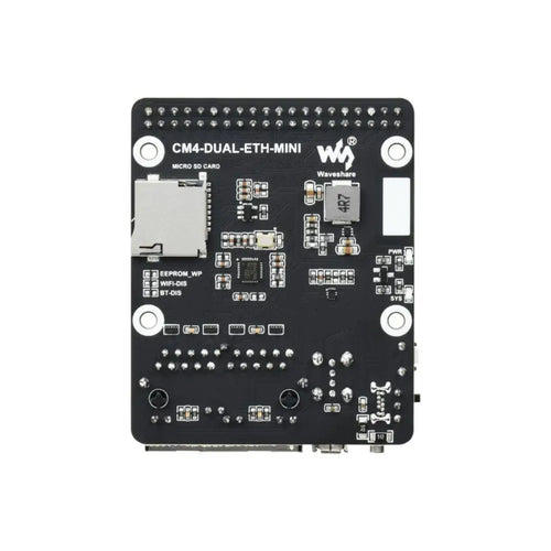 Waveshare Mini Dual Gigabit Ethernet Mini-Computer Kit for Raspberry Pi Compute Module 4 (UK)