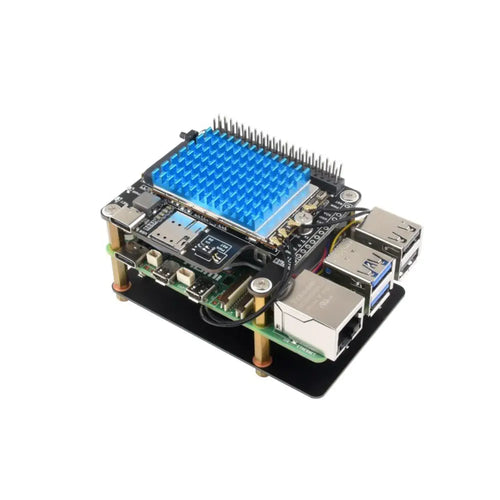 Waveshare PCIe to 5G/4G/3G HAT for Raspberry Pi 5, Compatible w/ 3042/3052 Packages SIMCom/Quectel 5G (RM530N-GL)