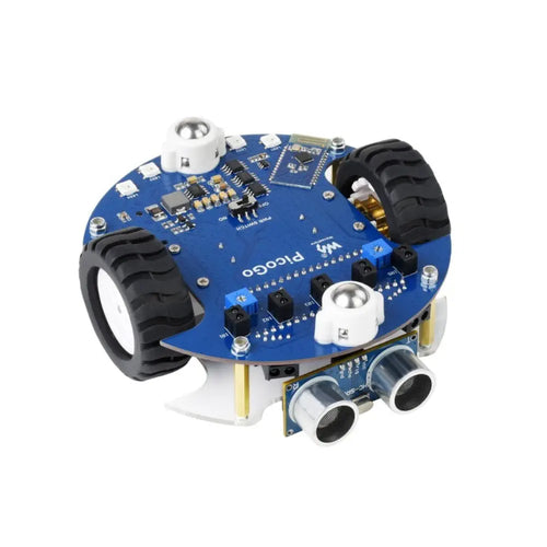 Waveshare PicoGo Mobile Robot, Based on Raspberry Pi Pico (not Included), Self Driving, Remote Control (UK)