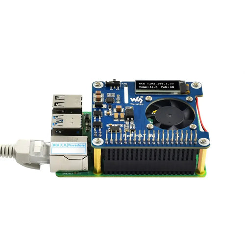 Waveshare Power over Ethernet HAT (B) for Raspberry Pi 3B+/4B & 802.3af PoE Network