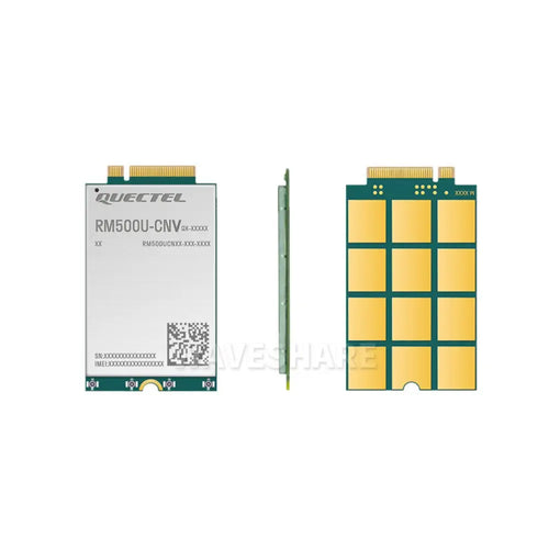 Waveshare Quectel RM500U-CNV Series 5G Sub-6 GHz Module, M.2 Form Factor