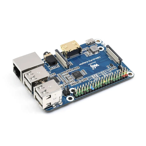 Waveshare Raspberry Pi CM4 to 3B Adapter B Version, Alternative Solution for Raspberry Pi 3 Model B/B+
