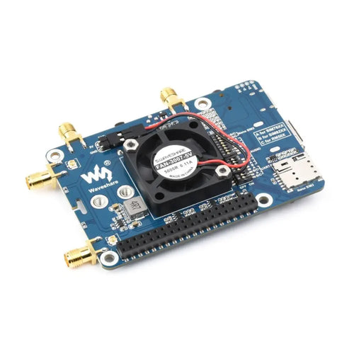 Waveshare RM500Q-GL 5G HAT for Raspberry Pi, Quad Antenna LTE-A, Multi Band, 5G/4G/3G (UK)