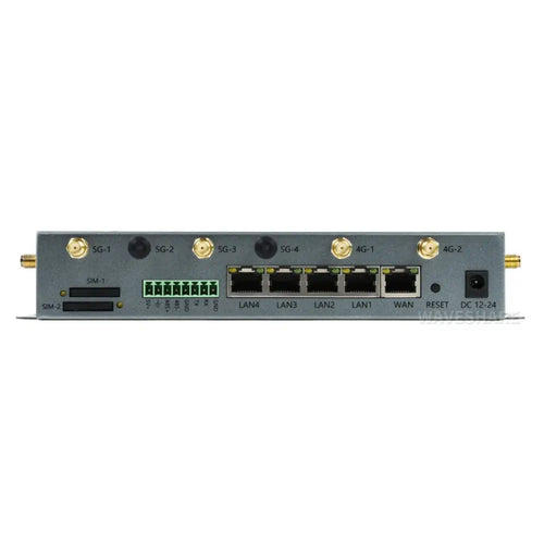 Waveshare RM520N-GL Industrial 5G Router, Wireless CPE, Snapdragon X62 Onboard, 5G, Gigabit Ethernet & WiFi (UK)