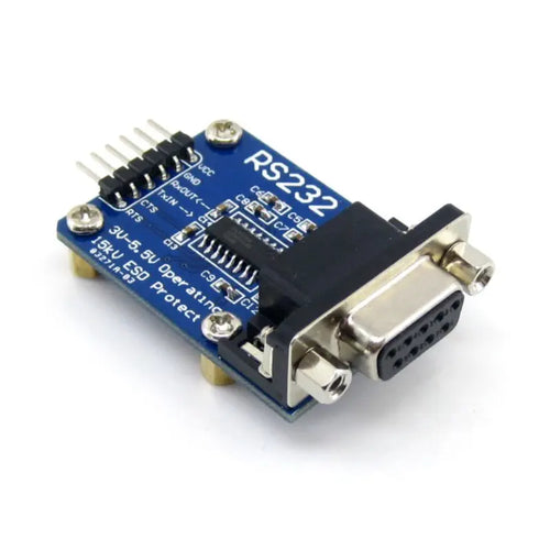 Waveshare RS232 Communication Board SP3232, 3V-5.5V, ESD Enhanced, Hardware Flow Control