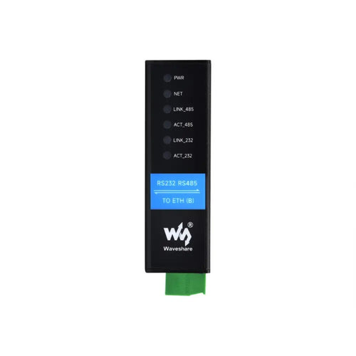 Waveshare RS232 RS485 to RJ45 Ethernet Serial Server, Dual Channel Independent Ethernet Ports