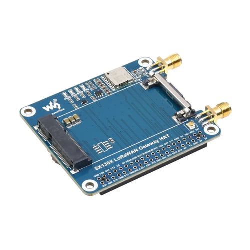 Waveshare SX1303 868m/915m LoRaWAN Gateway HAT for Raspberry Pi, Standard Mini-PCIe Socket (W/ HAT)