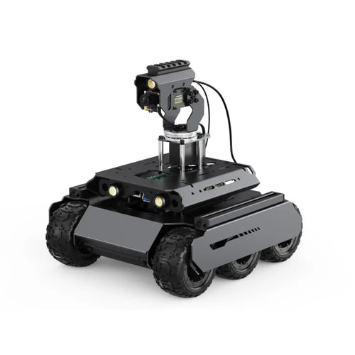 Waveshare UGV Rover 6 Wheel 4WD AI Robot, Dual Controllers, All-Metal Body for Raspberry Pi 5 (No Pi, No Pan/Tilt, EU)