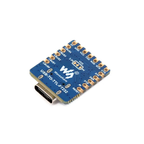 Waveshare USB to UART (TTL) Mini Communication Module, TTL Serial Converter, USB to TTL Converter