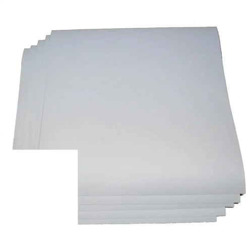 White Permanent Adhesive Vinyl Sheet 12" x 24" (5pk)