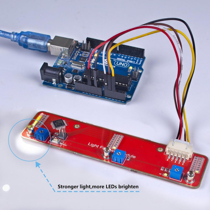 3-Channel 3du5c Phototransistor Light Follower Module