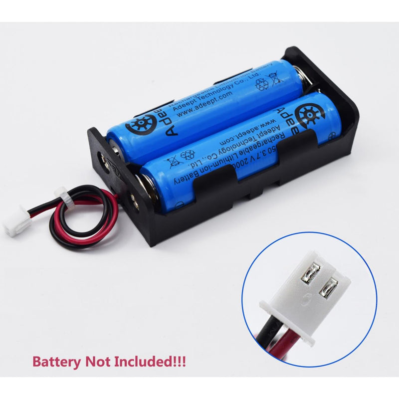 Adeept 18650 Battery Holder w/ Wire & 2.54 mm JST Connector (2x)