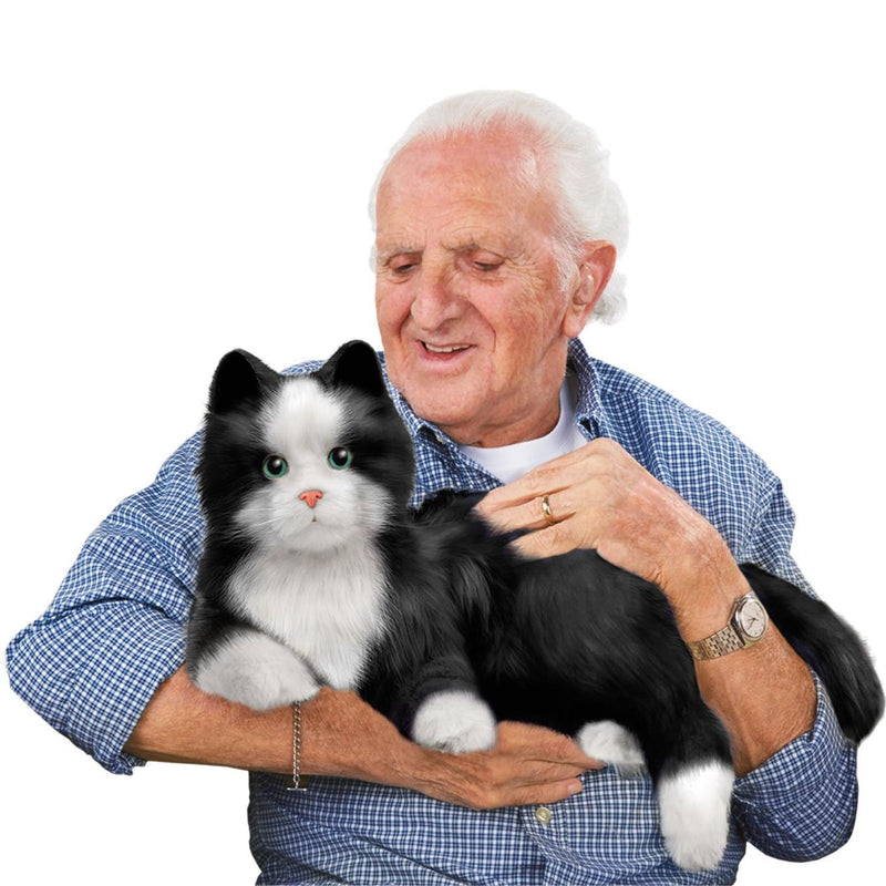 Ageless Innovations Tuxedo Cat Interactive Companion
