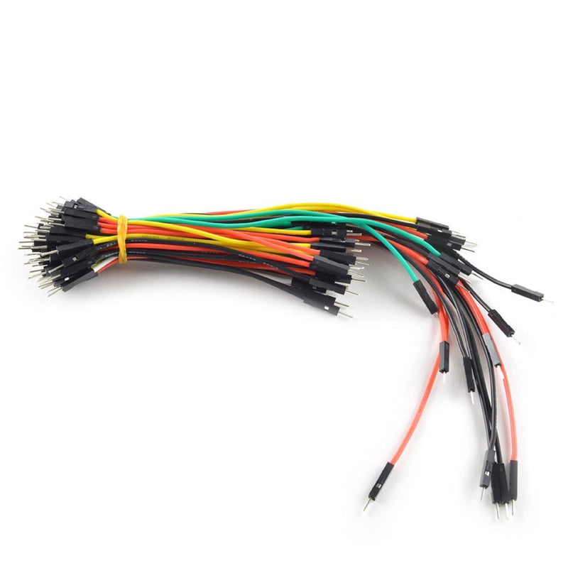 Assorted Silicon Wire Jumper 22 AWG 65pk (M / M)