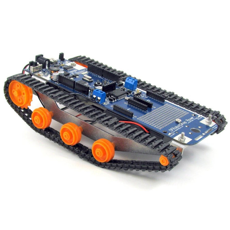 DFRobotShop Rover V2 - Arduino Compatible Tracked Robot (+ LiPo)