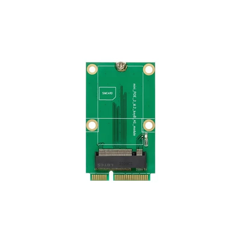 Elecrow Mini Pcie to M.2 NGFF Key B 4g Adapter w/ SIM Card Slot