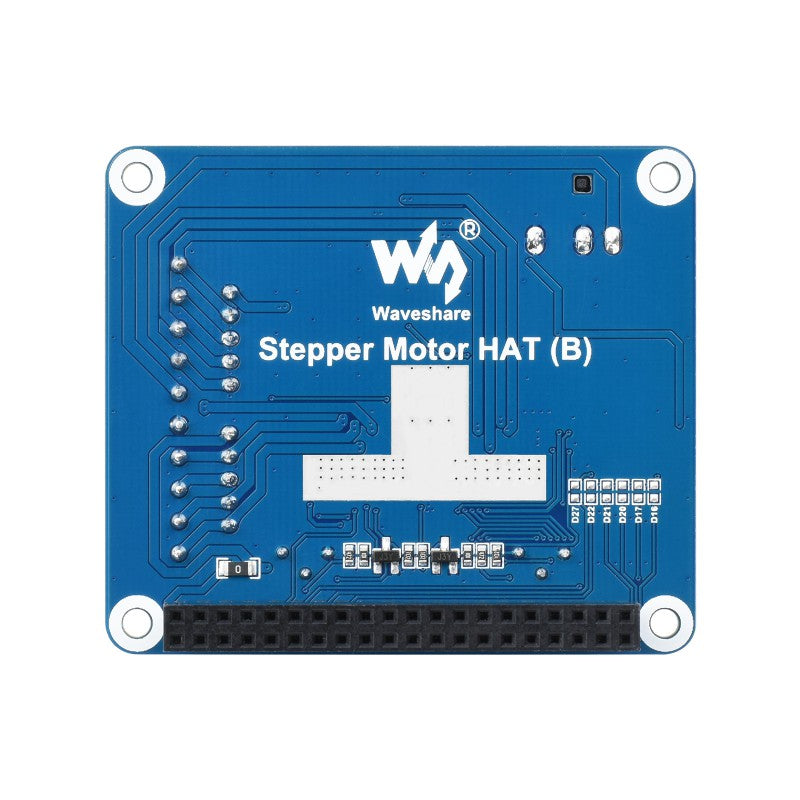Waveshare HRB8825 2CH Stepper Motor HAT for RPi up to 1/32 Microstepping