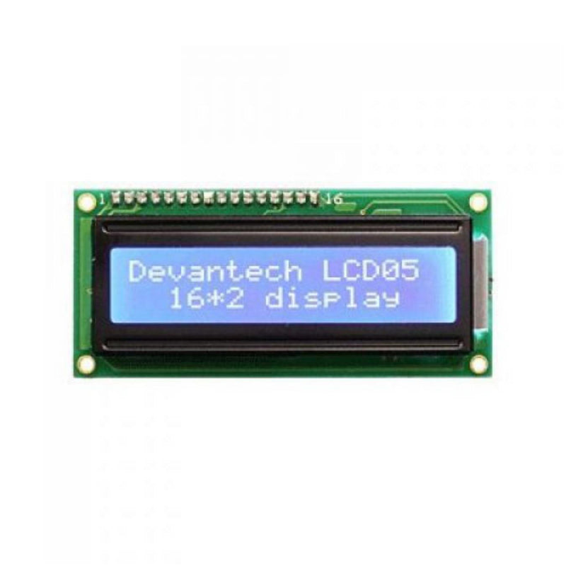 Devantech 2x16 I2C / Serial LCD (Blue)