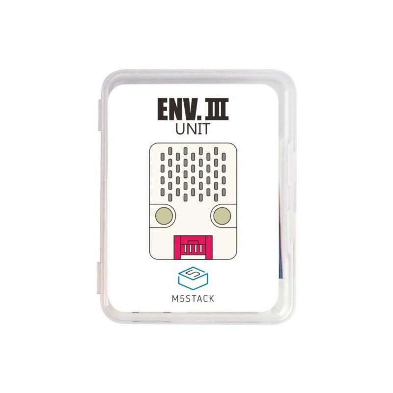 M5Stack ENV III Unit w/ Temperature Humidity Air Pressure Sensor (SHT30+QMP6988)