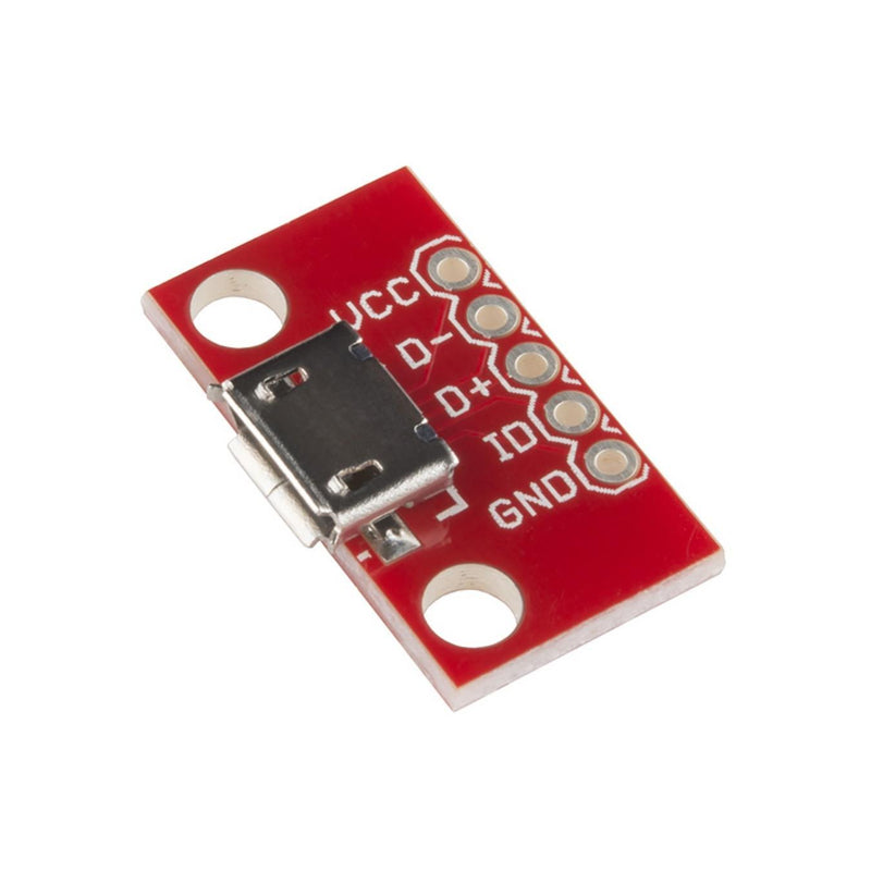 microB USB Breakout Board