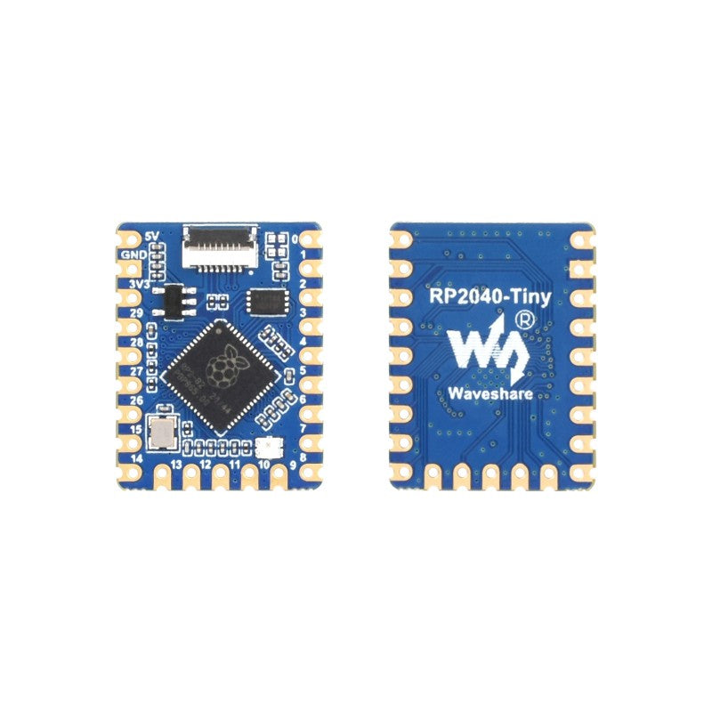 Waveshare RP2040-Tiny DevBoard, RP2040 Based, USB, RP2040-Tiny-Adapter+FPC Cable